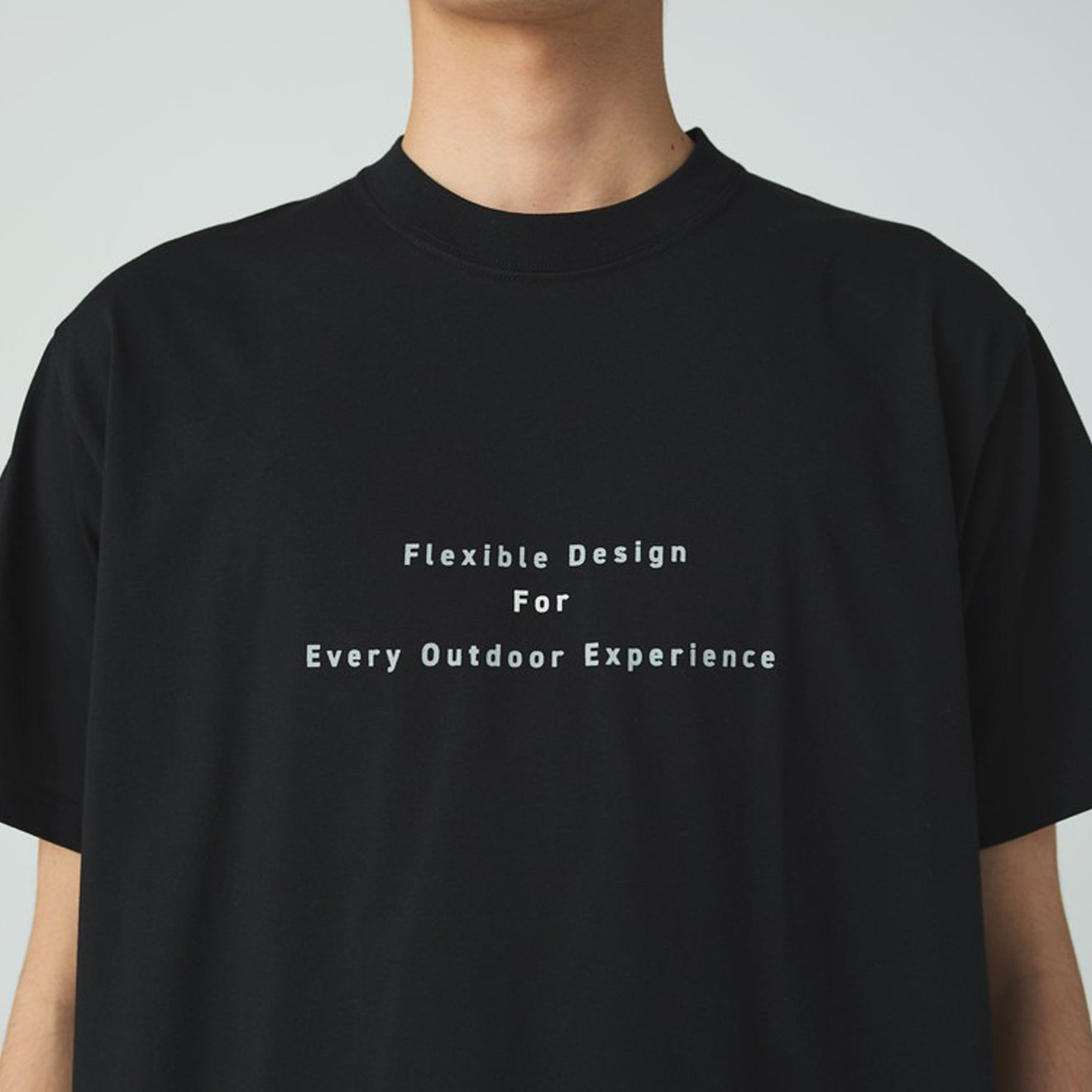 Snow Peak Back Printed Logo T-Shirt Black