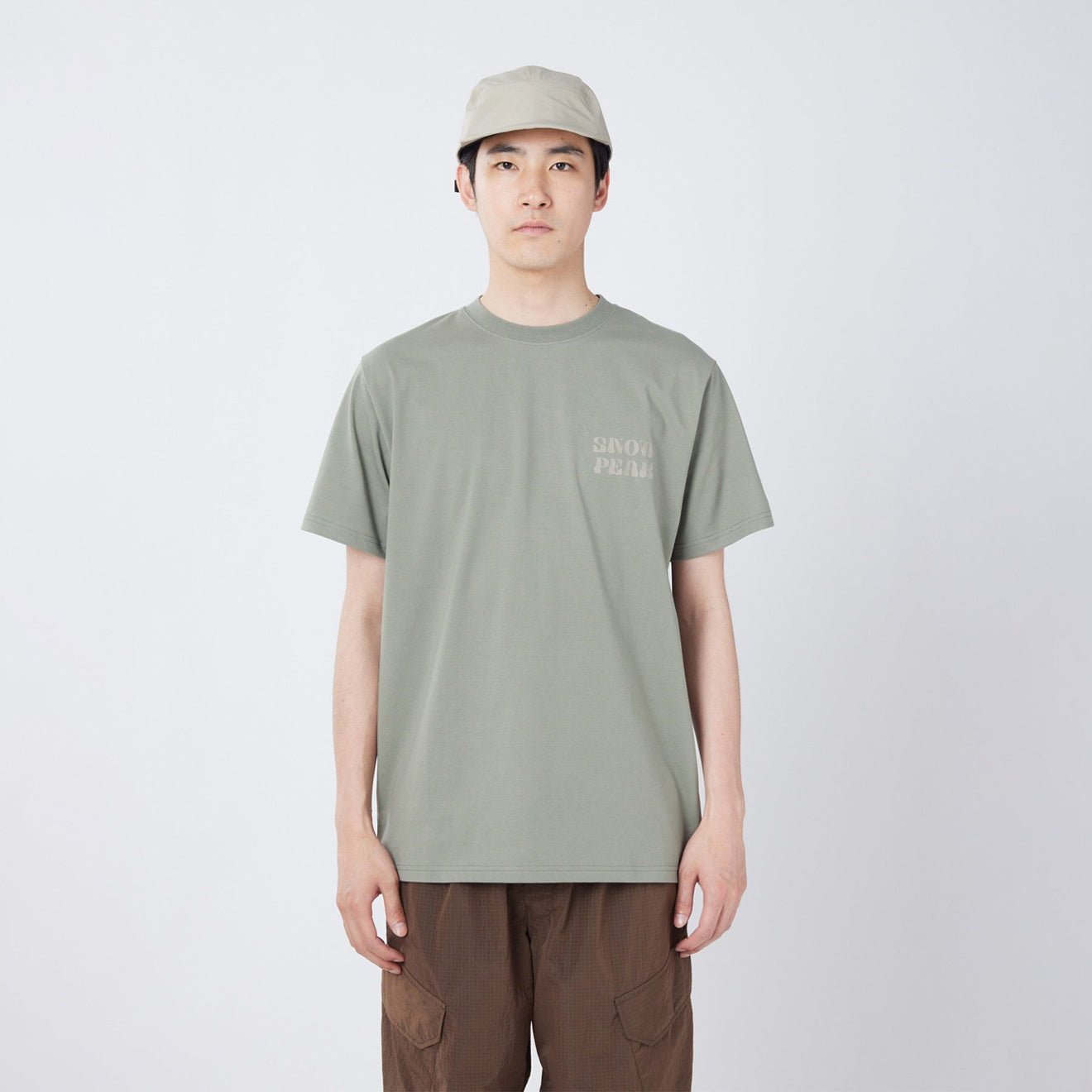 Snow Peak Camping Graphic T-Shirt Olive