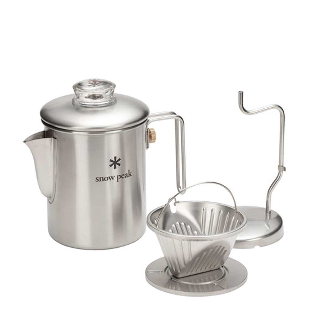 Snow Peak Field Coffee Master Silver - The Sporting Lodge