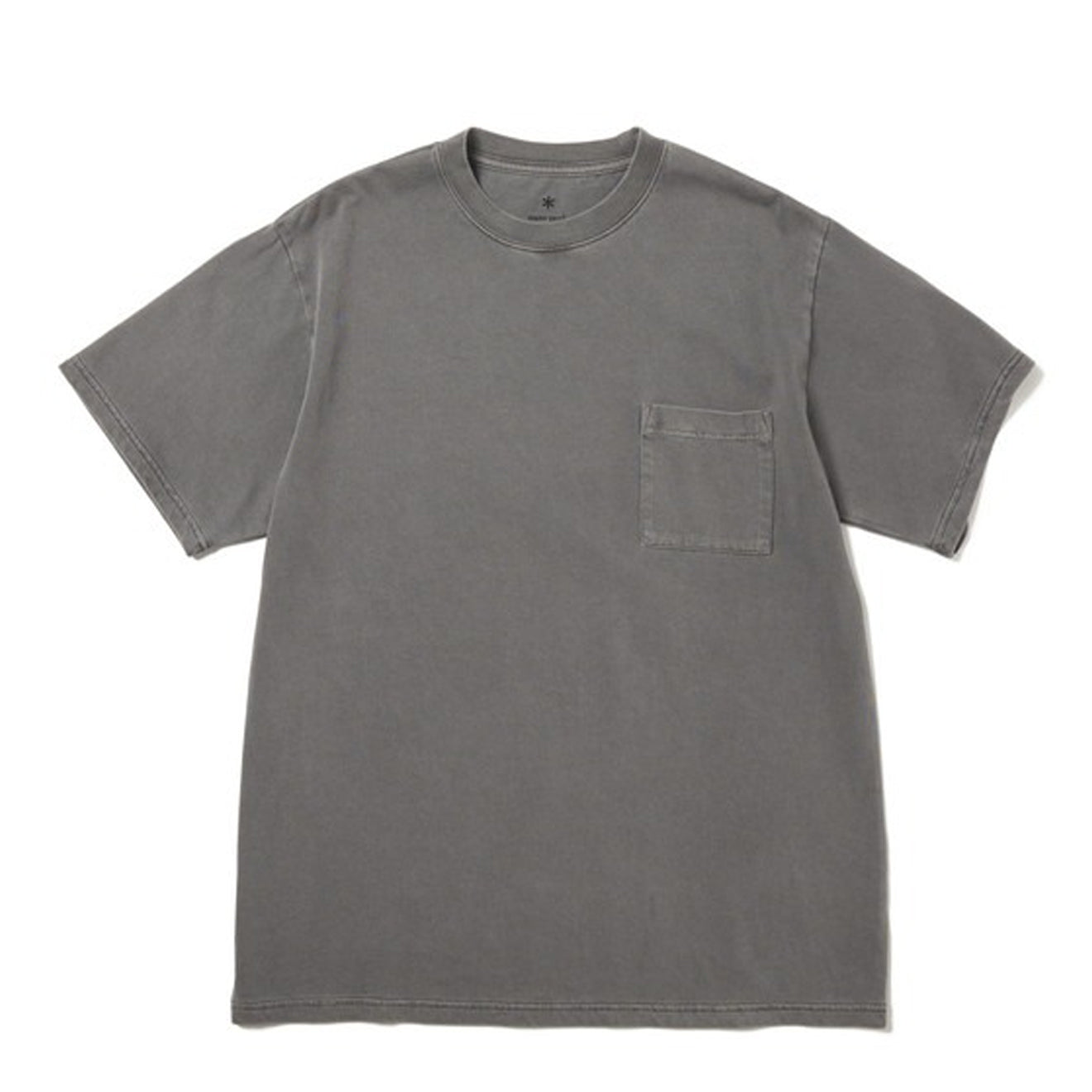 Snow Peak Garment Dyed T-Shirt Charcoal