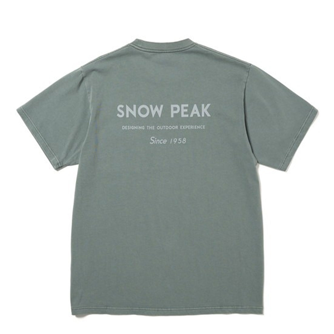 Snow Peak Garment Dyed T-Shirt Dark Green