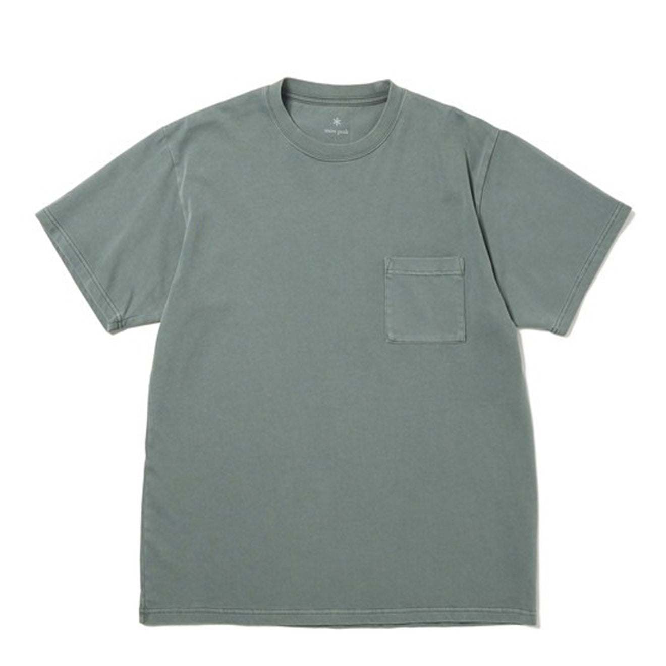 Snow Peak Garment Dyed T-Shirt Dark Green