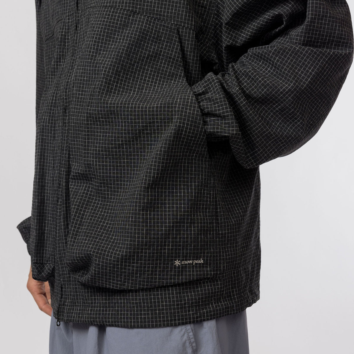 Snow Peak Kasuri Ripstop Jacket Black