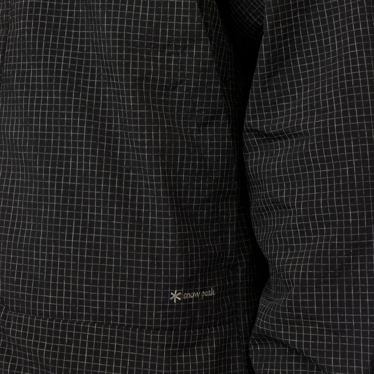 Snow Peak Kasuri Ripstop Shirt Black
