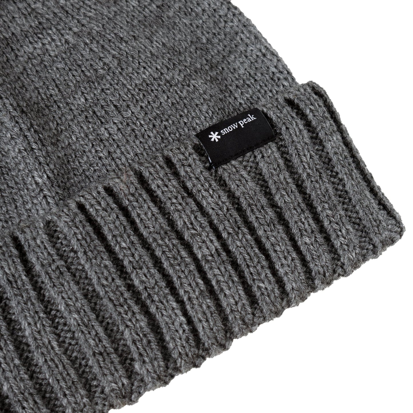 Snow Peak Knit Cap Charcoal - The Sporting Lodge