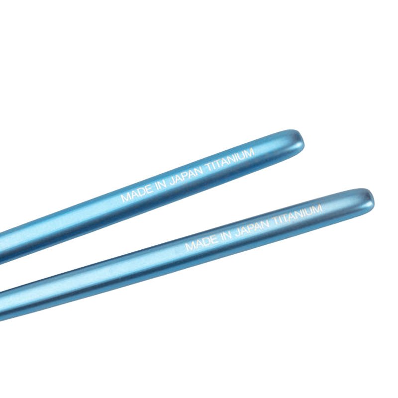 Snow Peak Titanium Chopsticks Blue - The Sporting Lodge