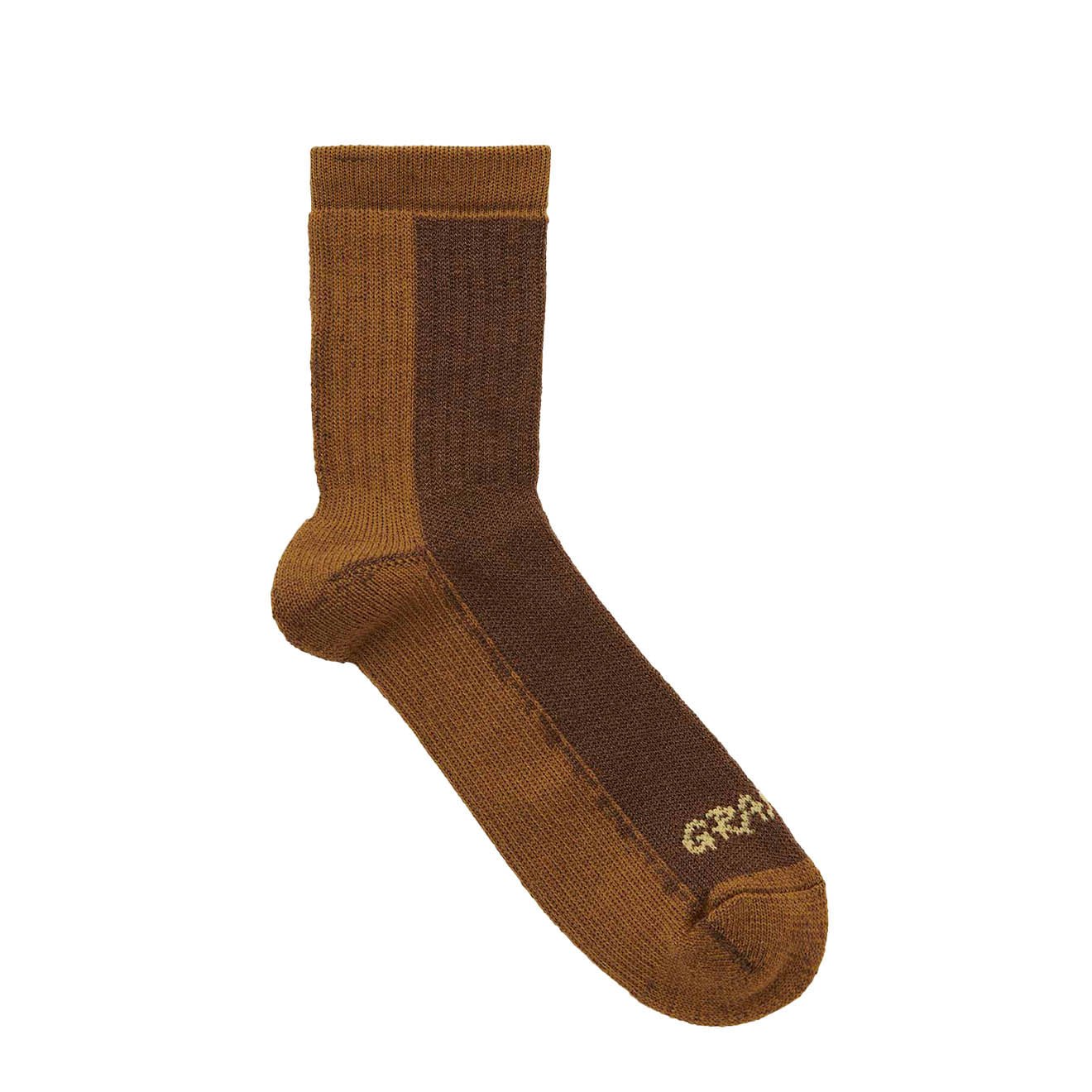Gramicci 2-Tone Merino Wool Socks Mustard - The Sporting Lodge