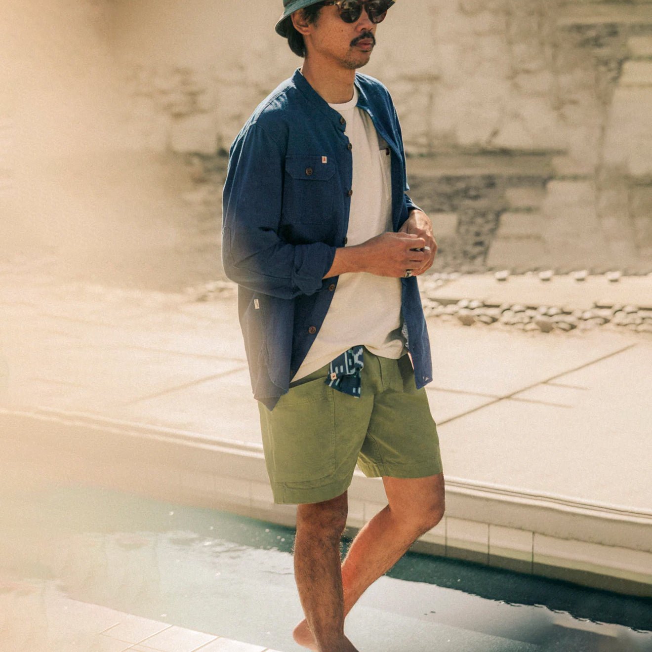 &Sons Arch Rock Shorts Green