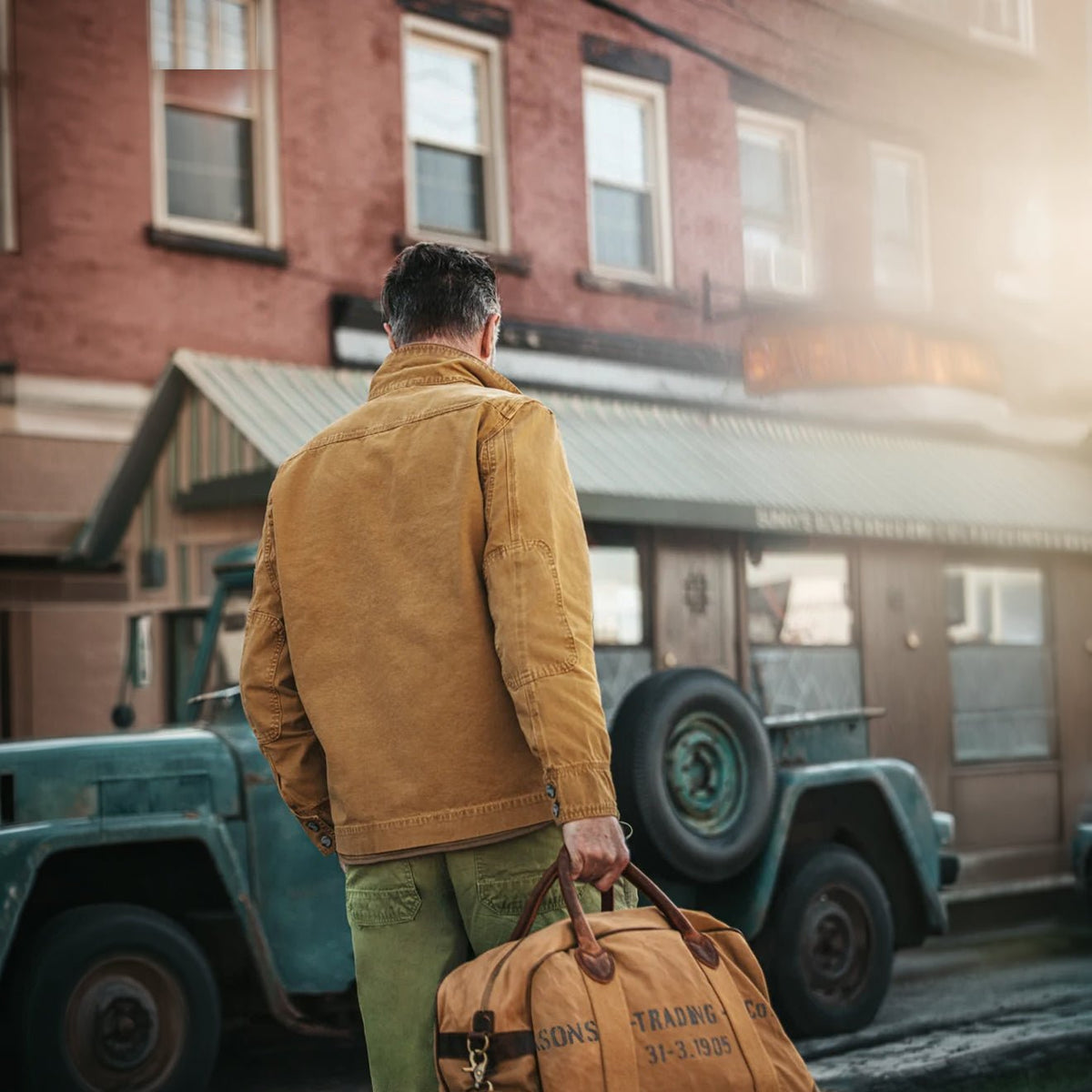&Sons Ryder Hardwear Canvas Jacket Tan