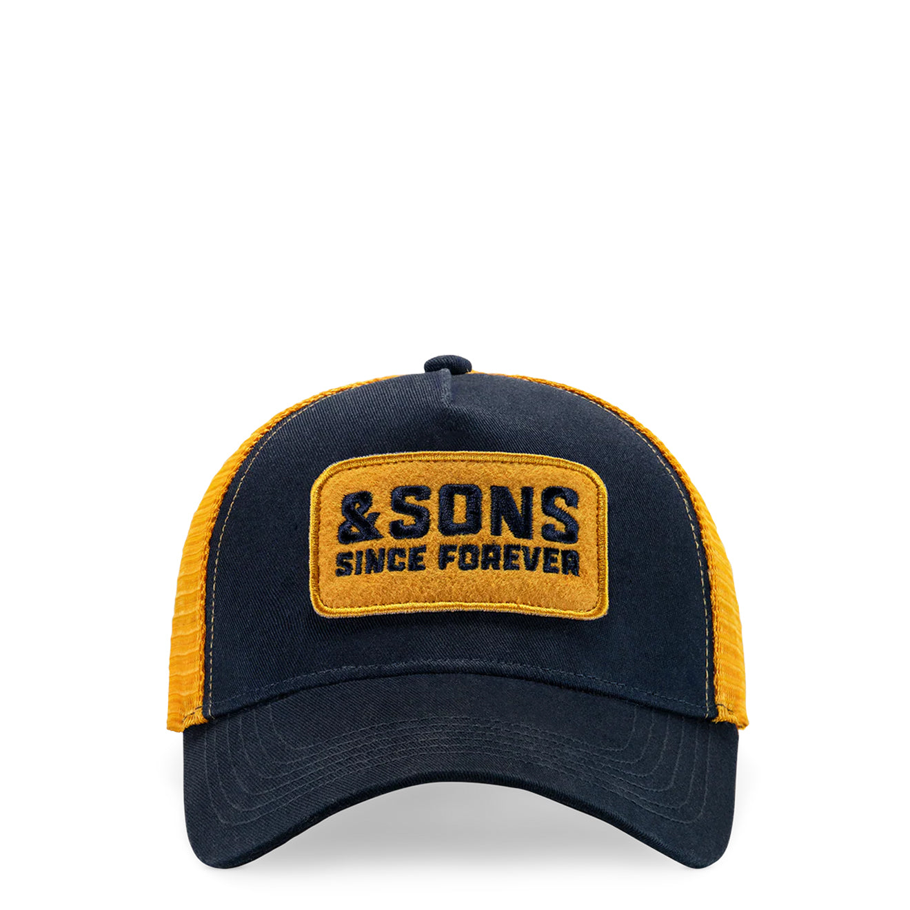 &Sons Since Forever Trucker Cap Navy / Yellow