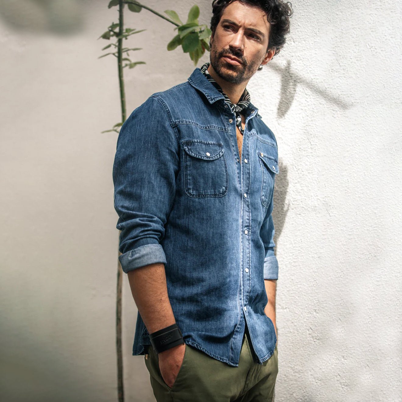 &Sons Sunday Shirt Denim