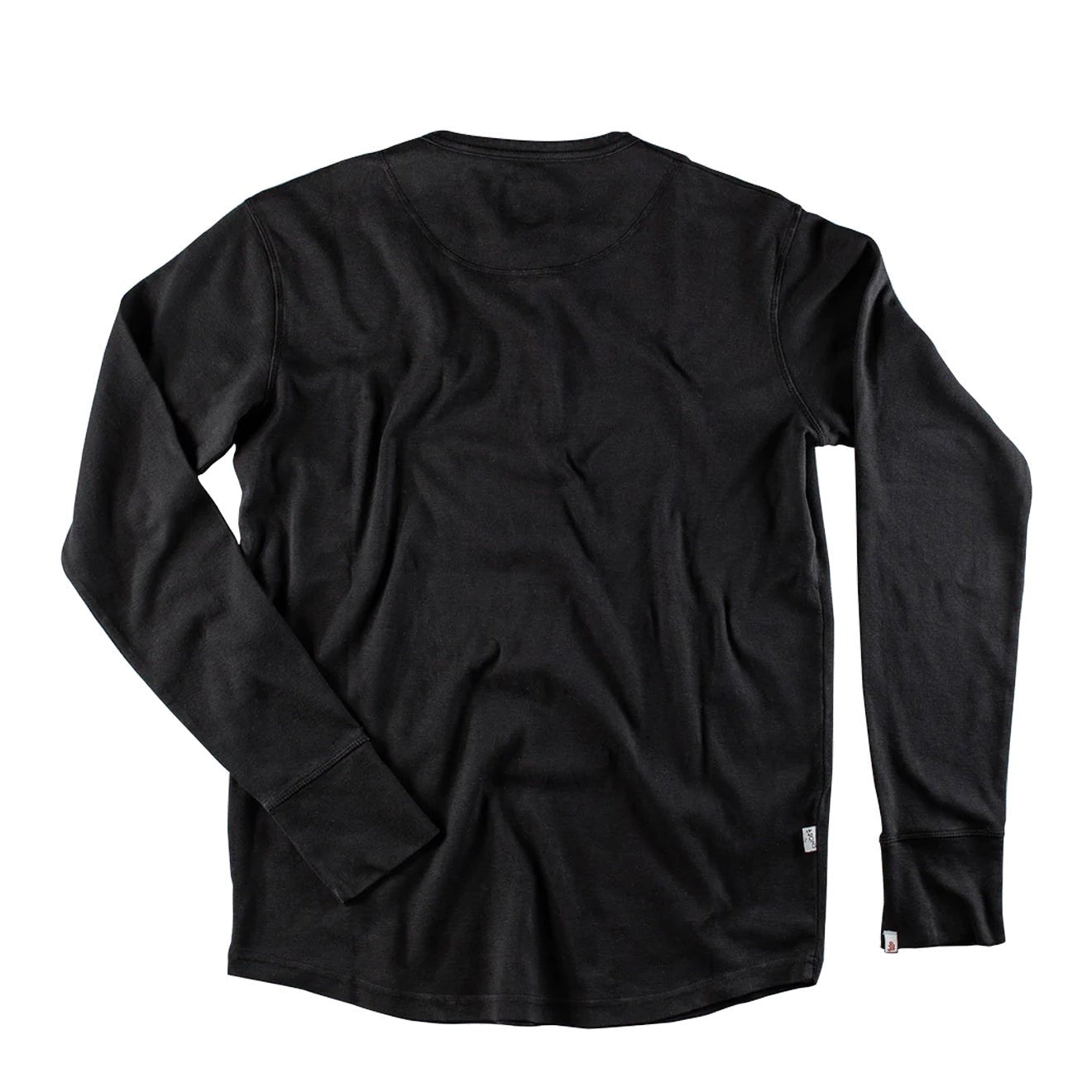 &Sons The New Elder Henley Shirt Black - The Sporting Lodge