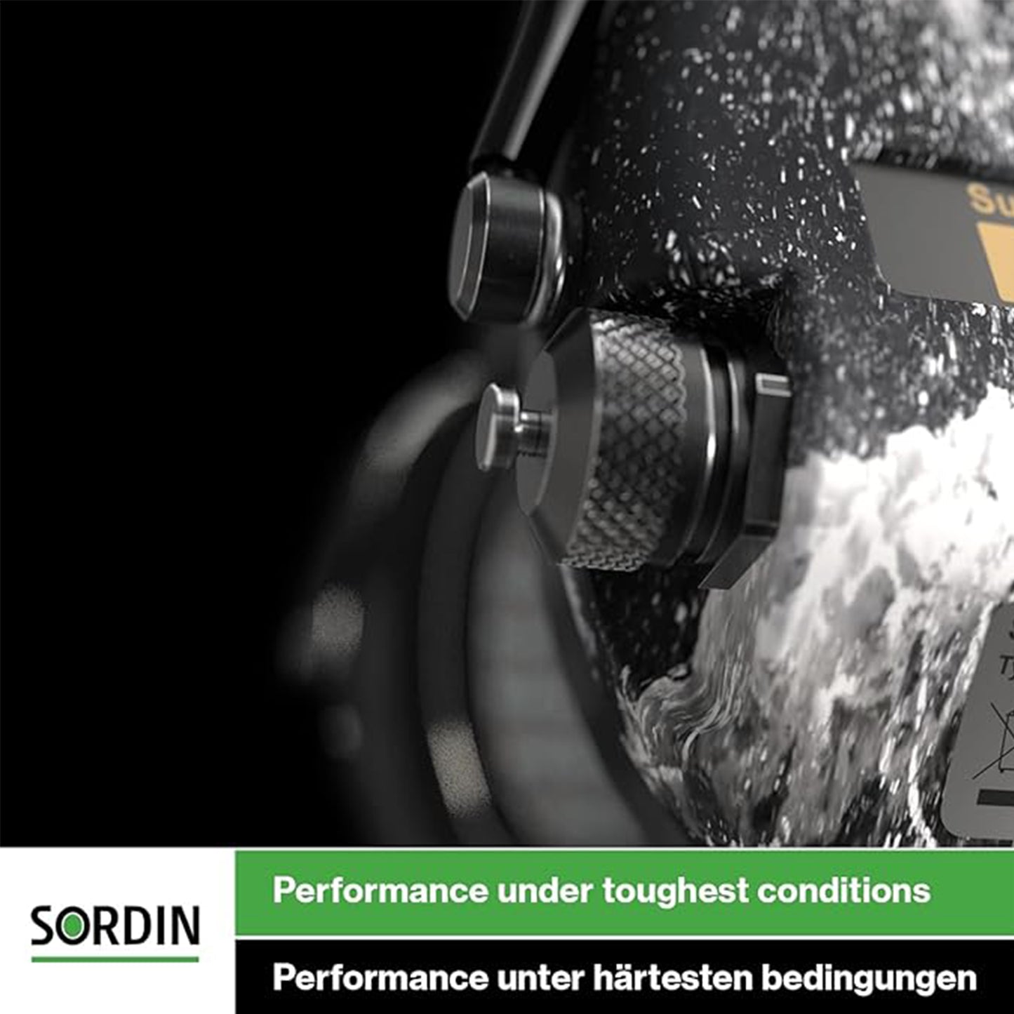 Sordin Supreme Pro-X Waterproof Earmuff Green