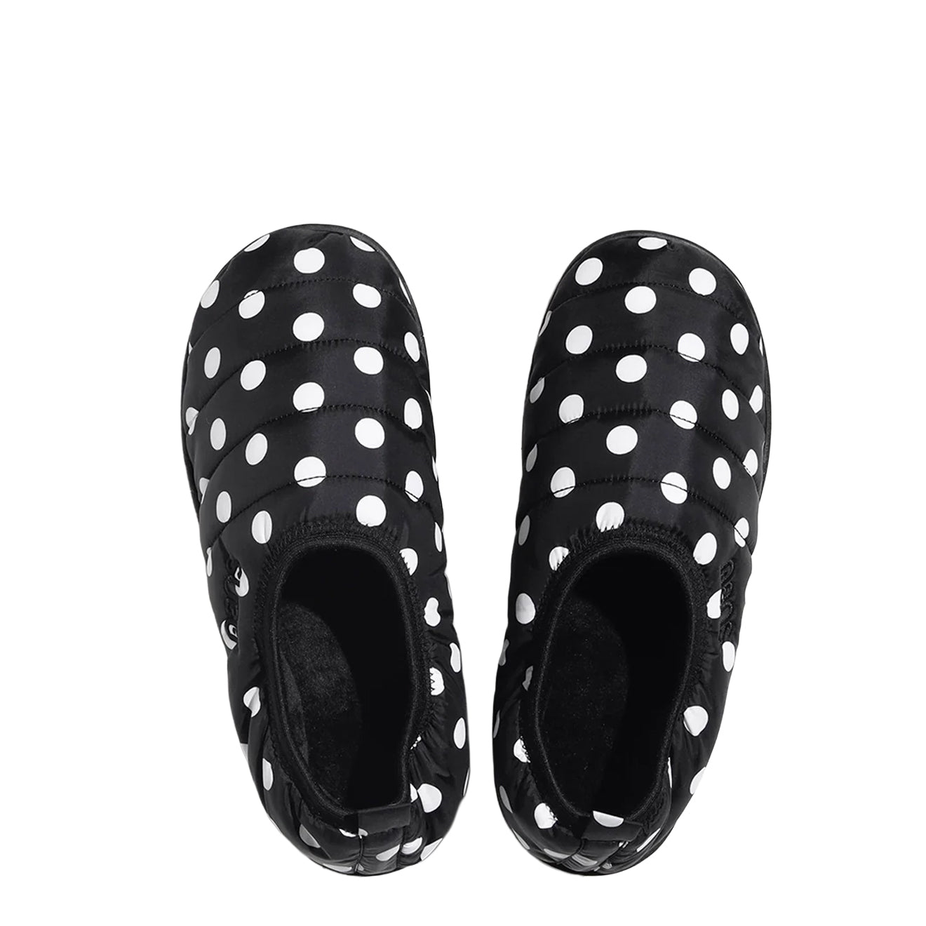 Subu Womens Vamp Platform Slipper Dots
