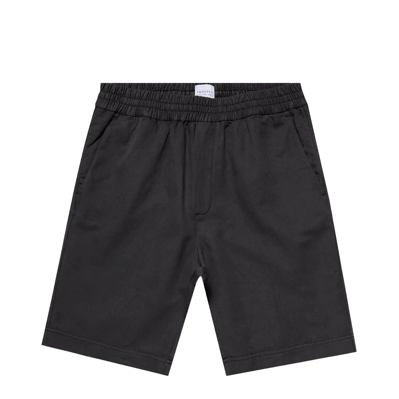 Sunspel Drawstring Short Charcoal - The Sporting Lodge