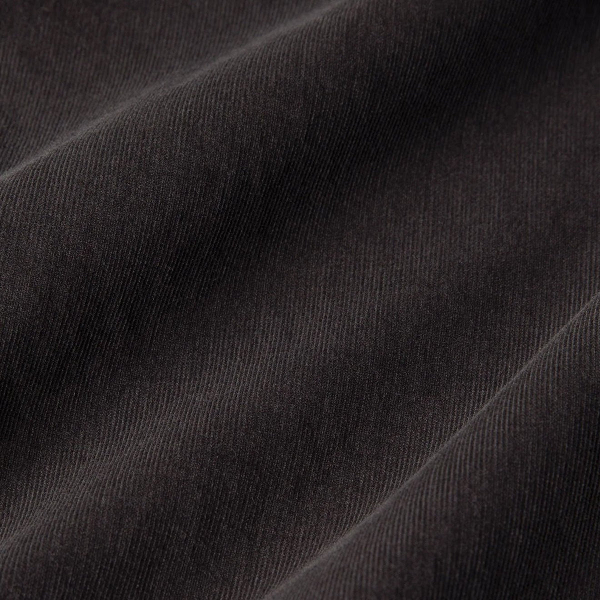 Sunspel Fine Cord Shirt Anthracite