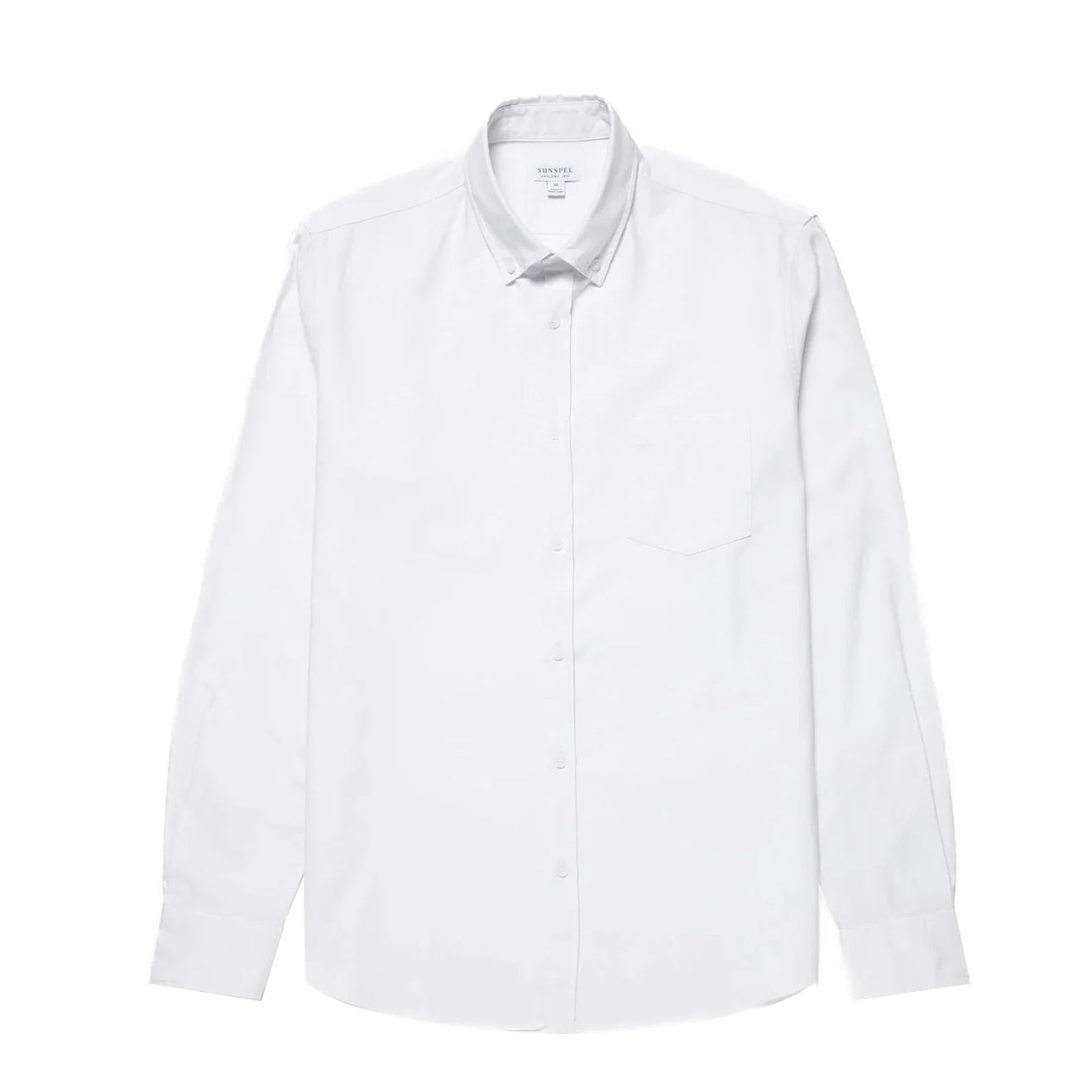 Sunspel L/S Oxford Shirt White