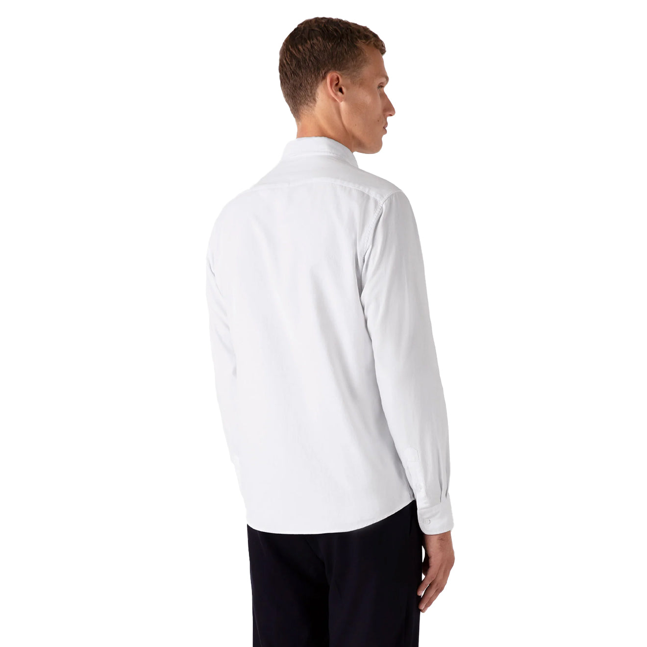 Sunspel L/S Oxford Shirt White - The Sporting Lodge