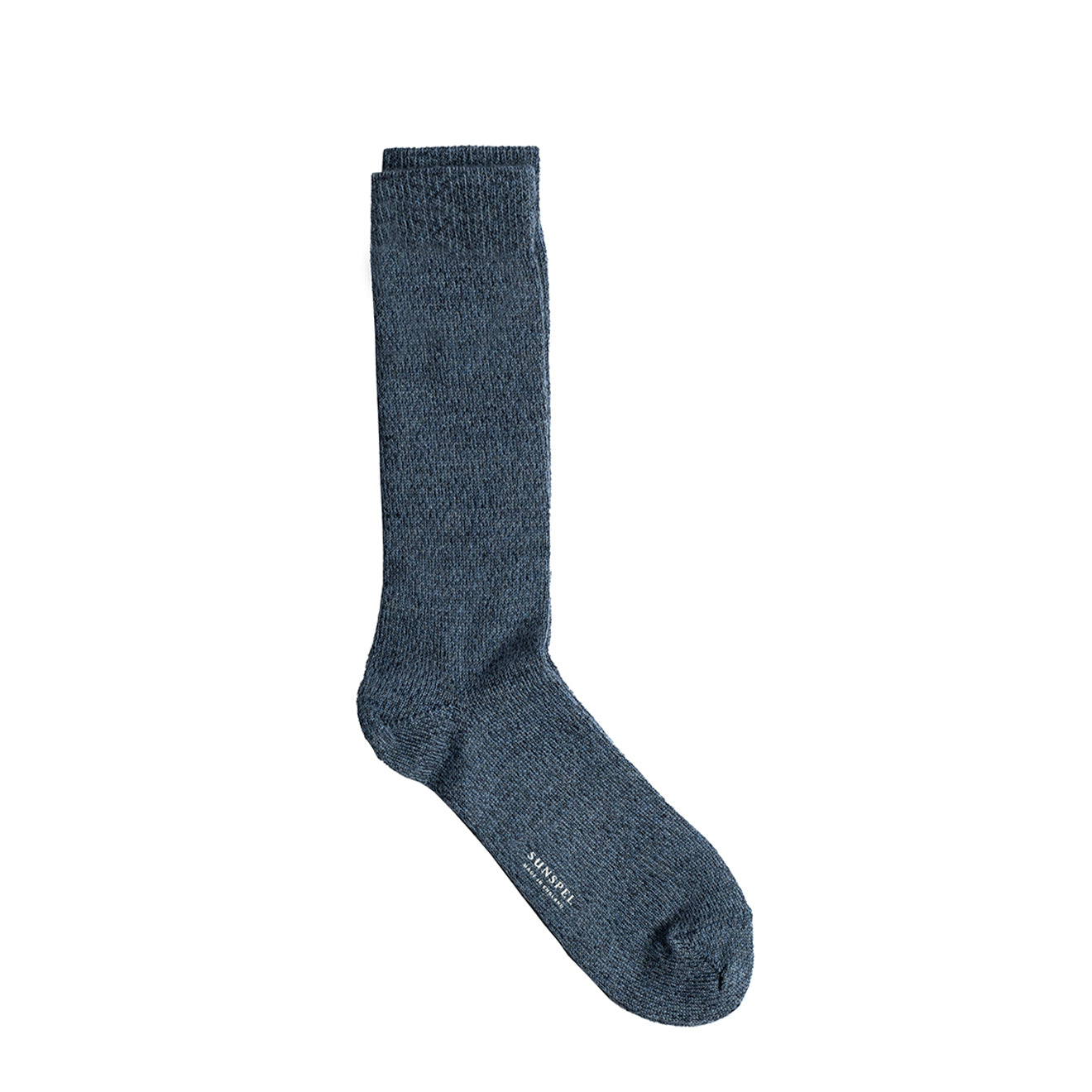 Sunspel Merino Wool Socks Blue Slate - The Sporting Lodge