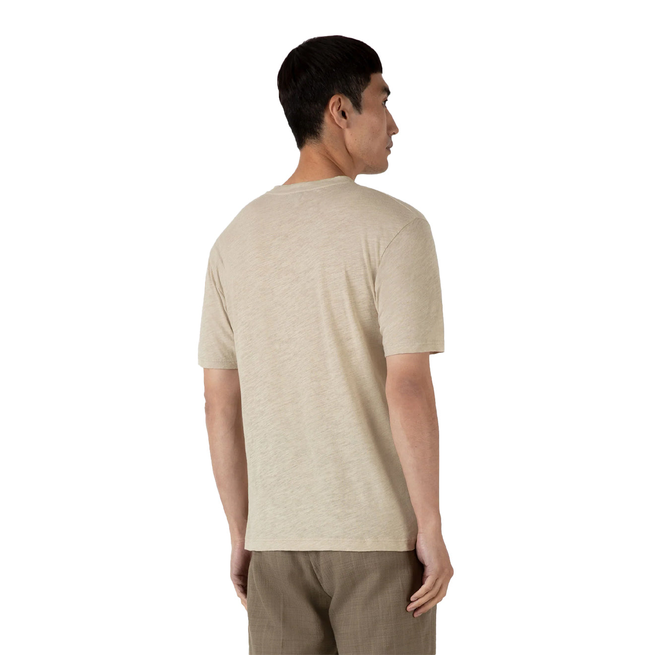 Sunspel Pima S/S Crew Neck Tee Ash Grey