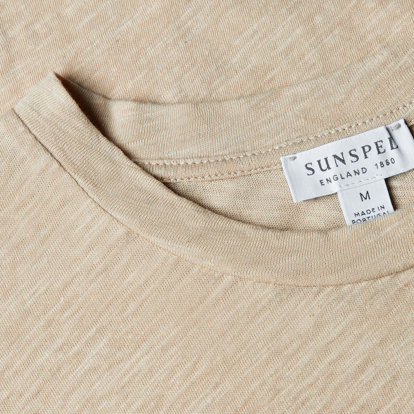 Sunspel Pima S/S Crew Neck Tee Ash Grey - The Sporting Lodge
