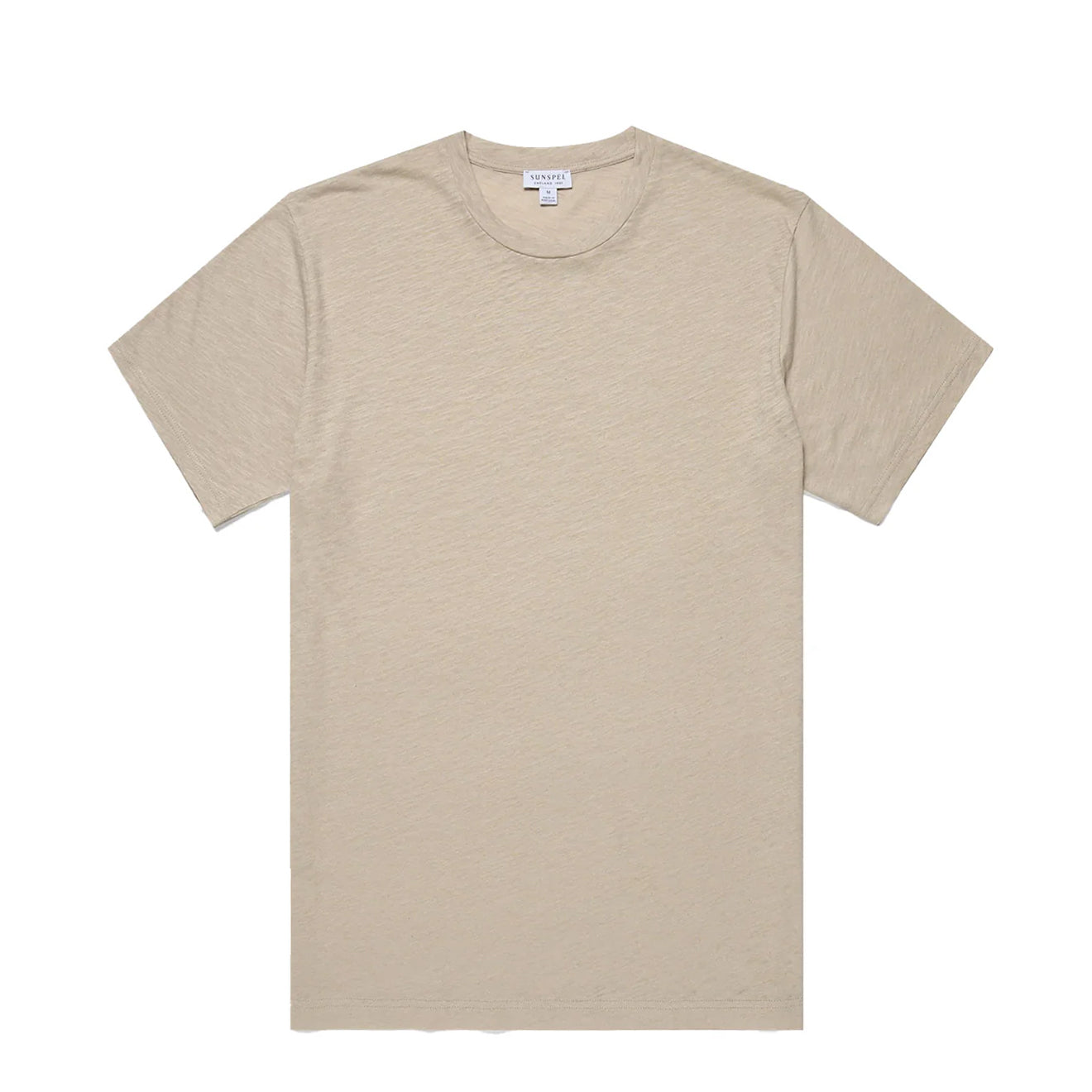 Sunspel Pima S/S Crew Neck Tee Ash Grey - The Sporting Lodge