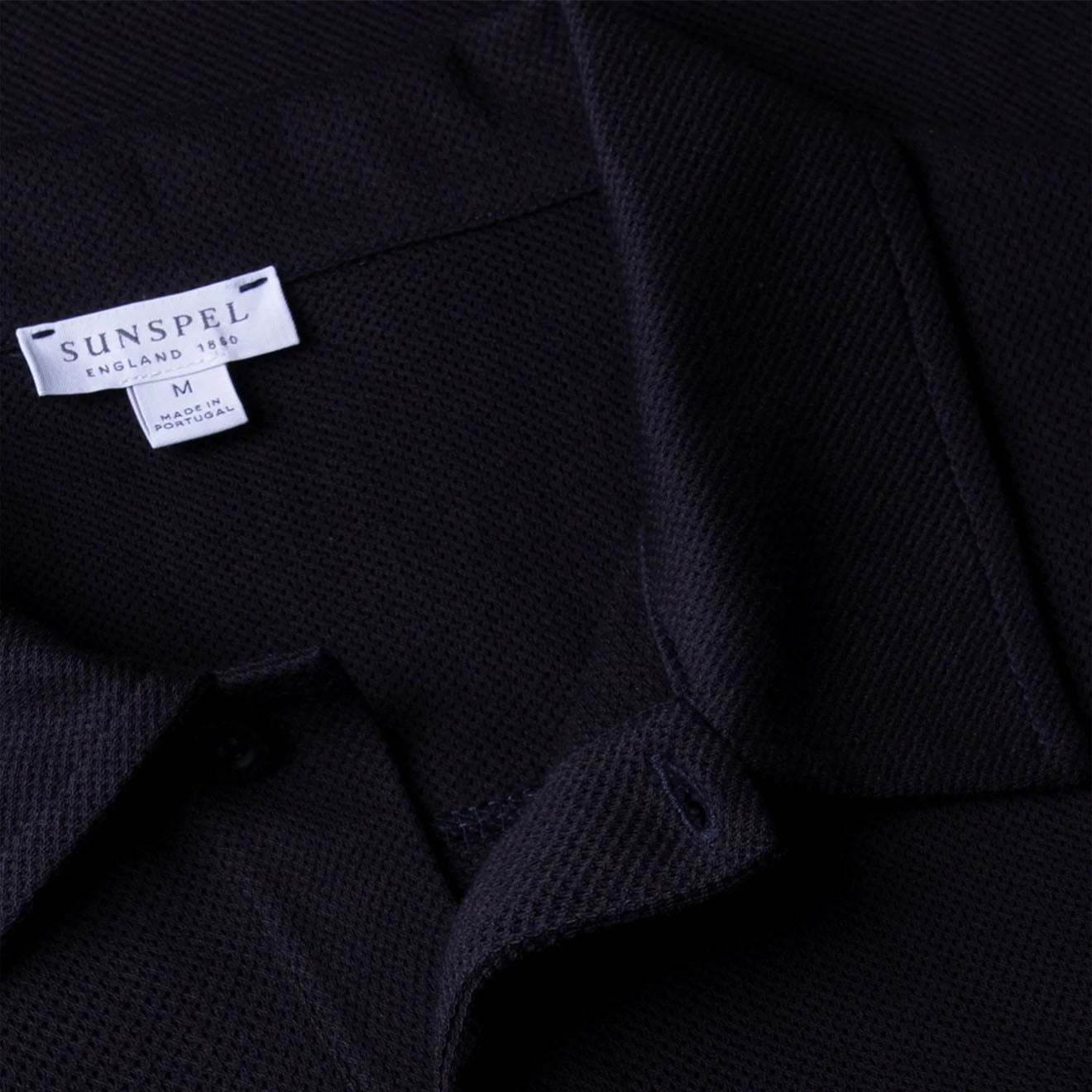 Sunspel Riviera Polo Shirt Midnight Navy - The Sporting Lodge