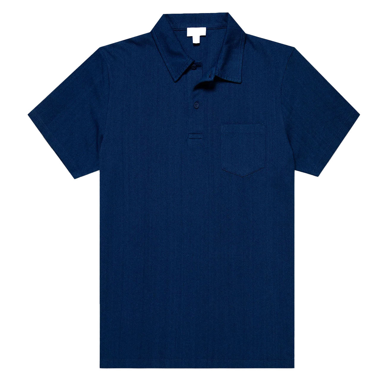 Sunspel Riviera Polo Shirt Real Indigo - The Sporting Lodge