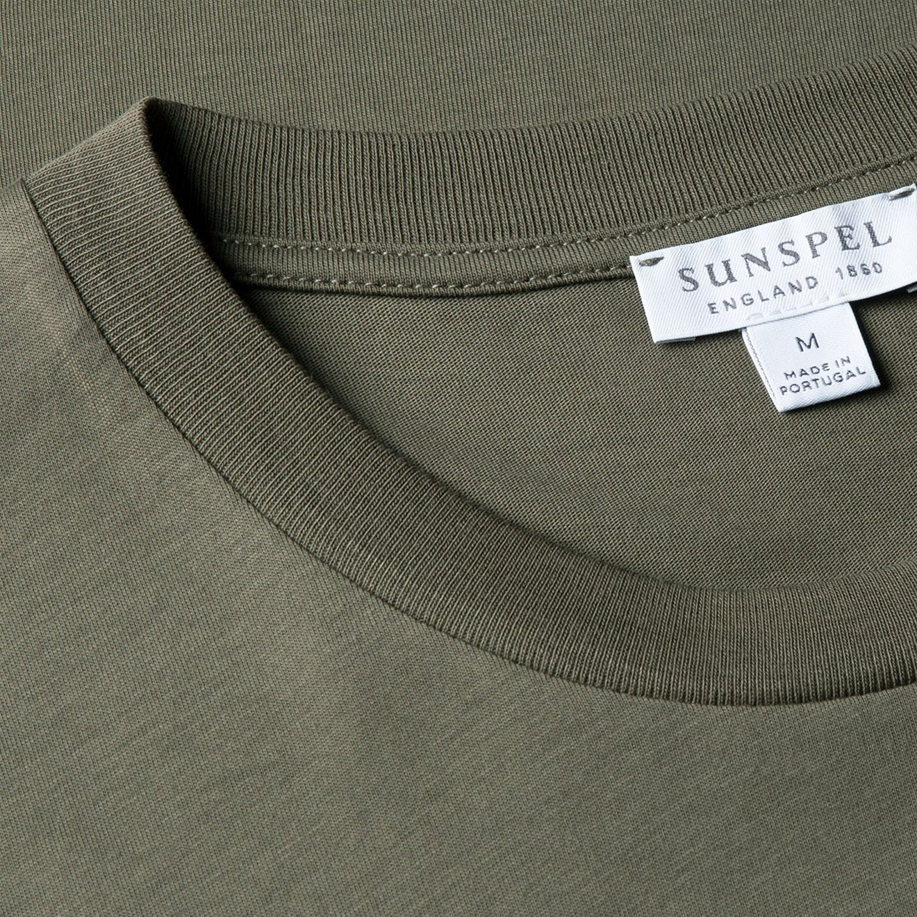 Sunspel SS Riviera T-Shirt Khaki