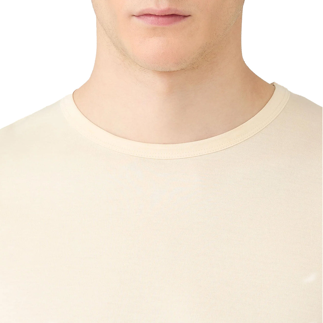 Sunspel S/S Crew Neck T-Shirt Undyed - The Sporting Lodge