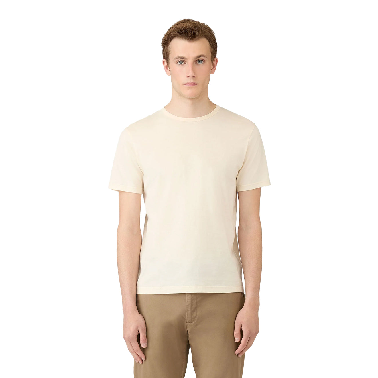 Sunspel S/S Crew Neck T-Shirt Undyed - The Sporting Lodge