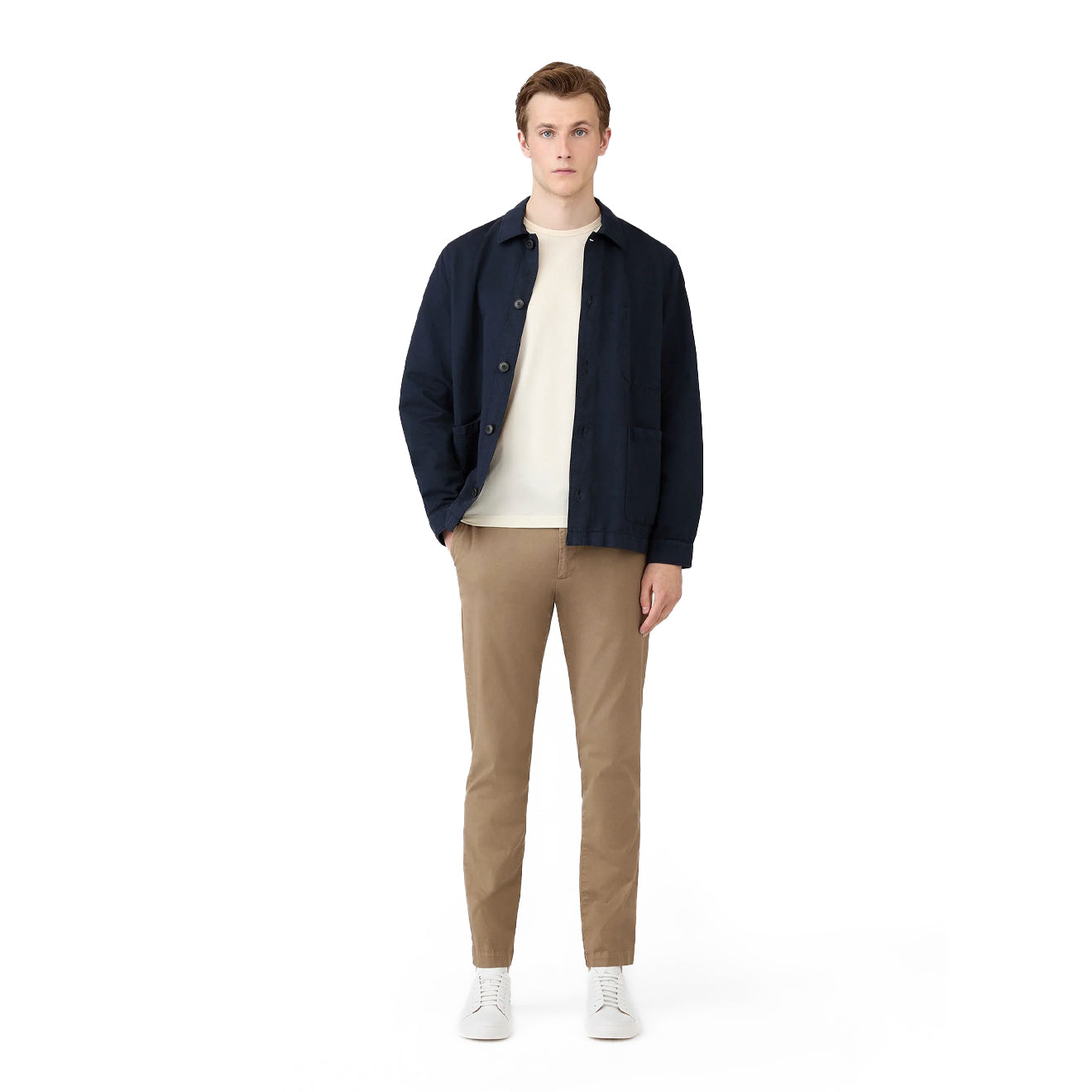 Sunspel S/S Crew Neck T-Shirt Undyed - The Sporting Lodge