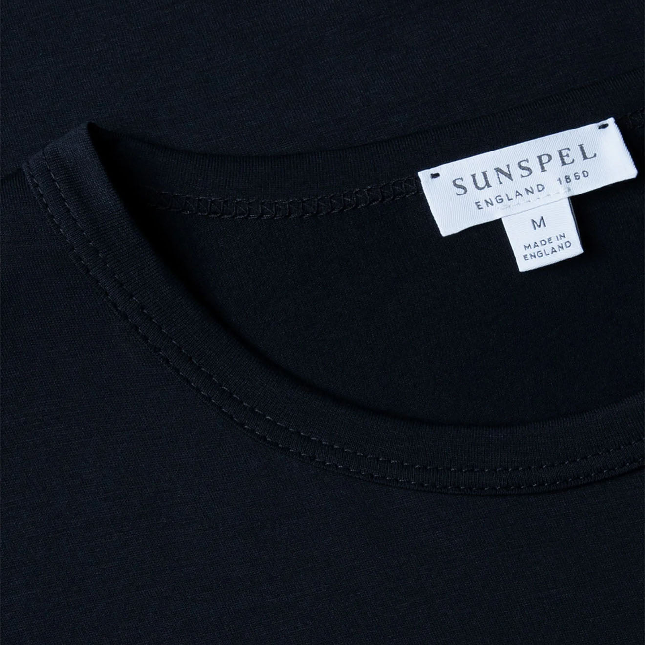 Sunspel S/S Crew Neck Tee Midnight Navy - The Sporting Lodge