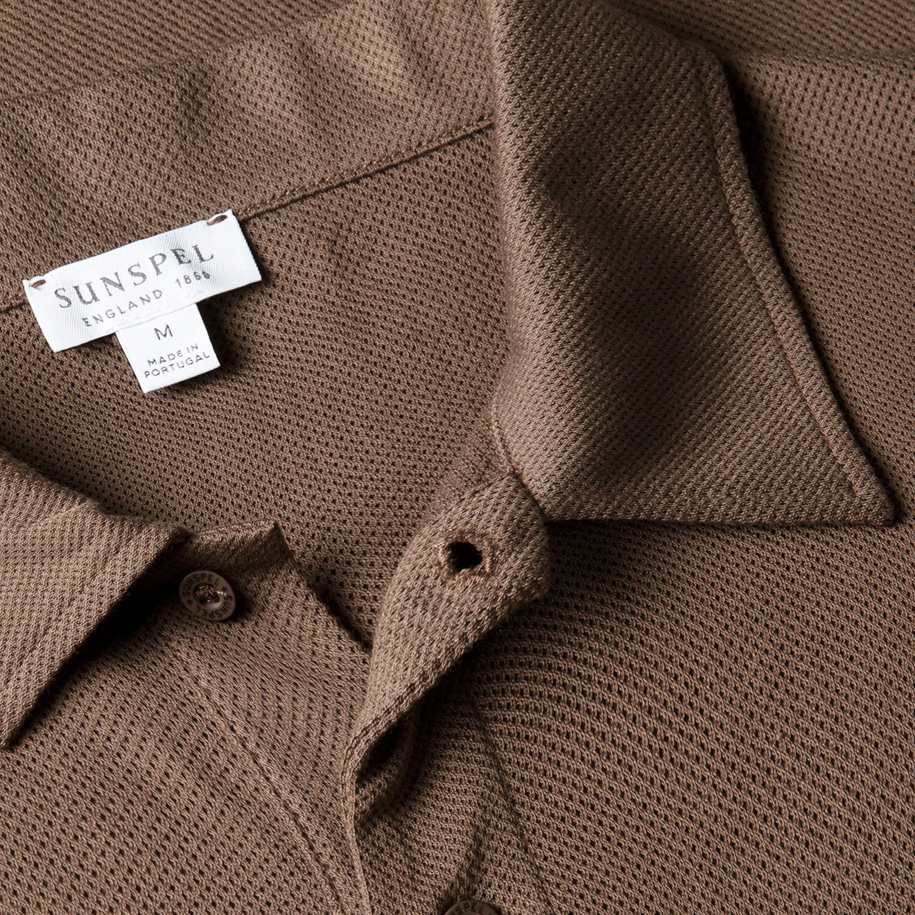 Sunspel S/S Riviera Polo Bark - The Sporting Lodge