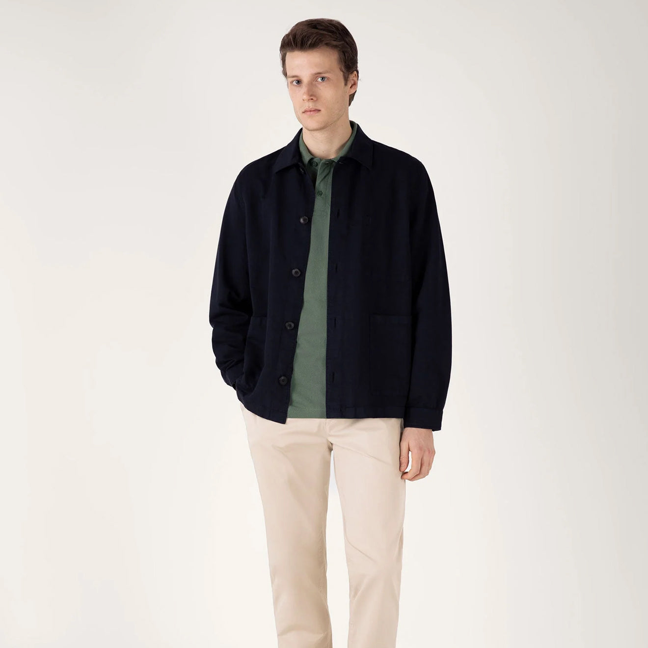 Sunspel S/S Riviera Polo Dark Green - The Sporting Lodge