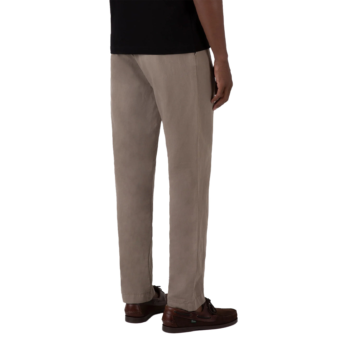 Sunspel Slim Fit Chino Reg Leg Dark Stone - The Sporting Lodge
