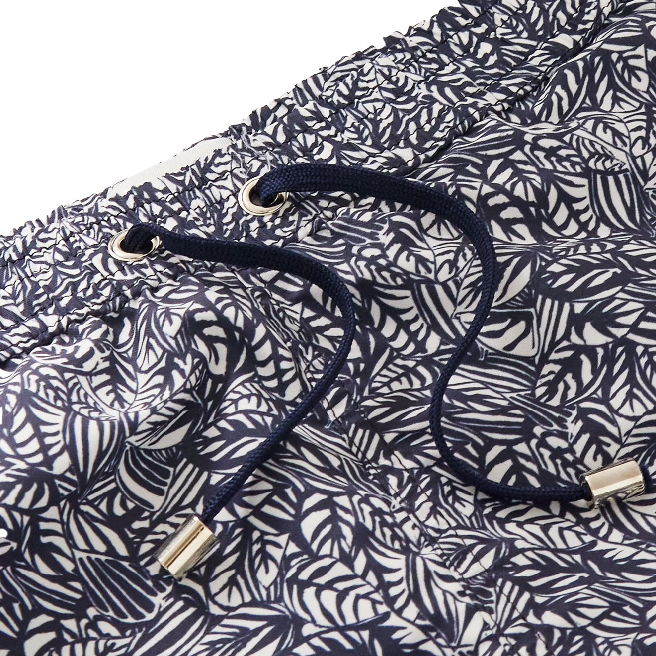 Sunspel Swim Shorts Navy Tropics Print - The Sporting Lodge