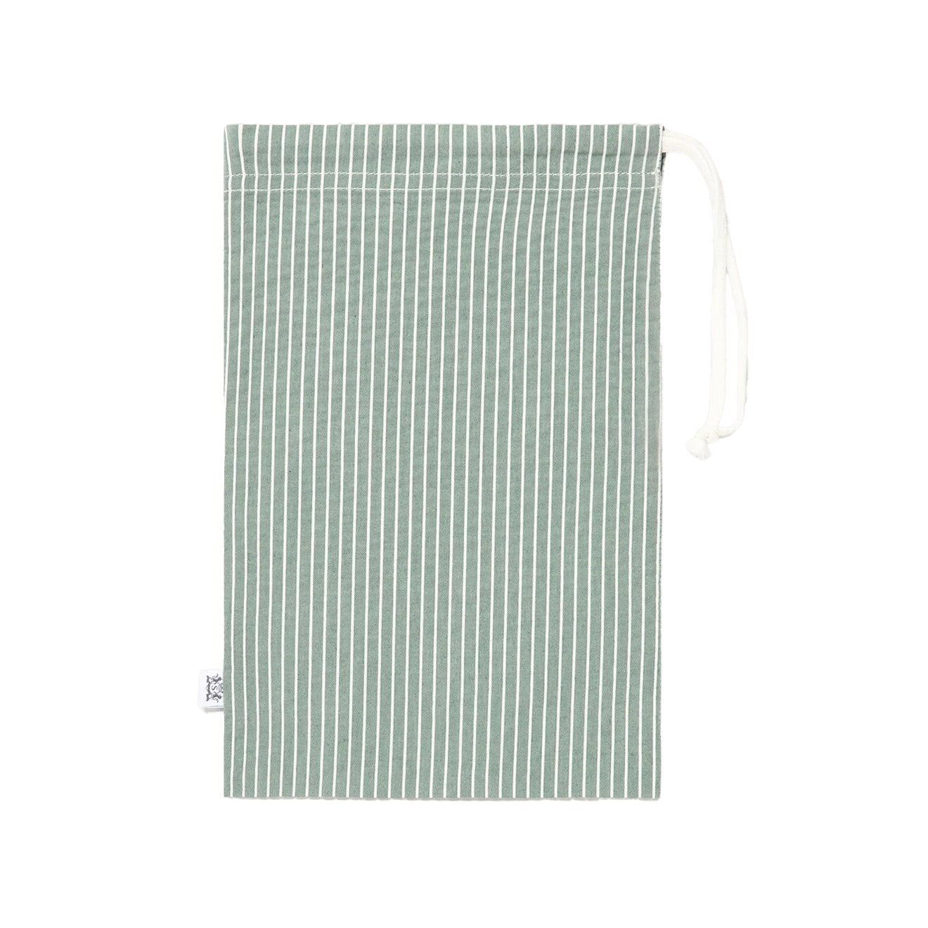 Sunspel Textured Stripe Swimshort Bright Green / White Seersucker Pinstripe