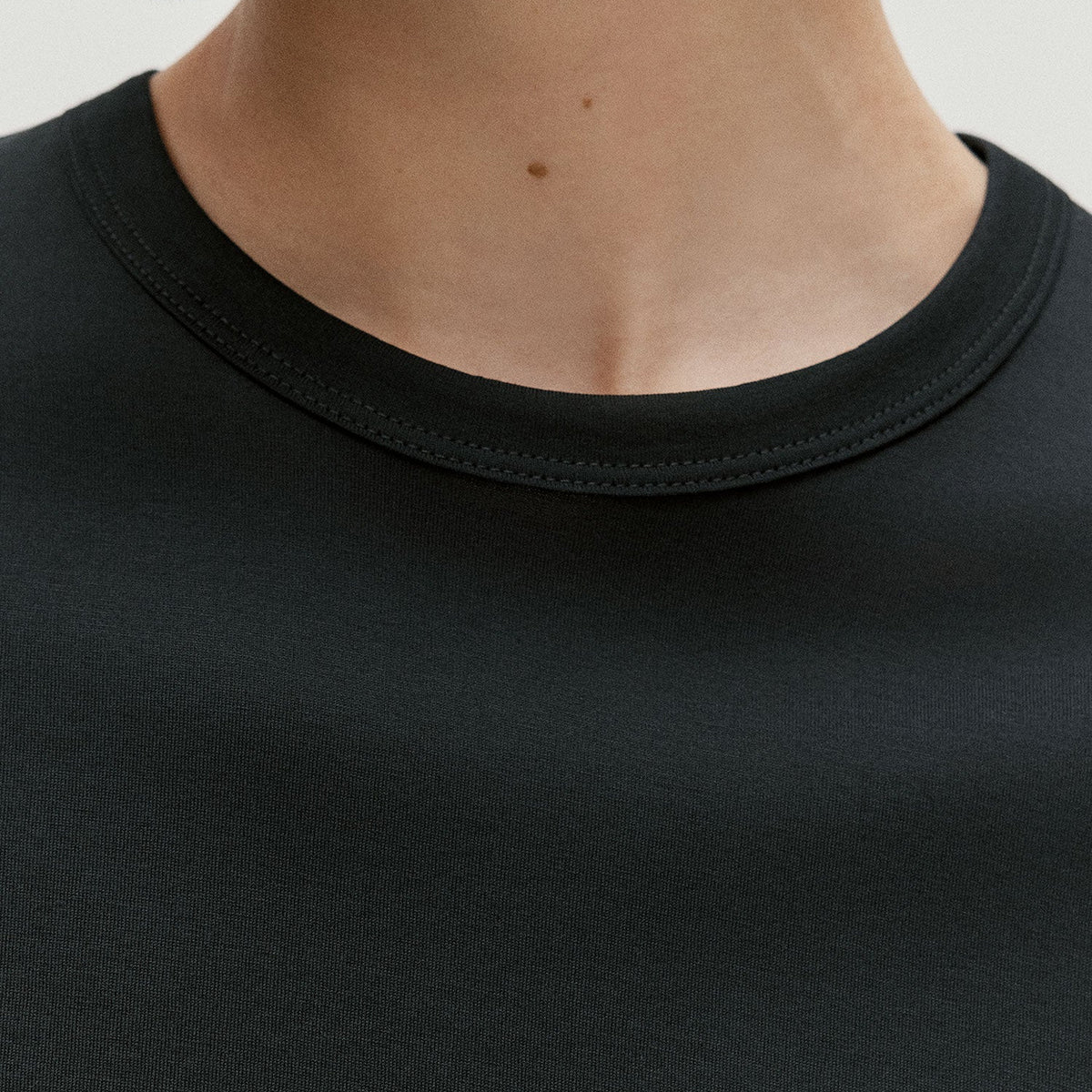 Sunspel Womens Everyday L/S T-Shirt Black
