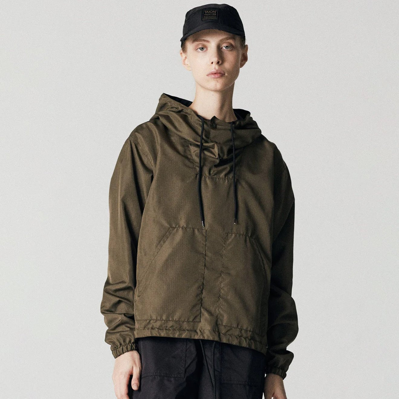 Taion Military Reversible Anorak Black - The Sporting Lodge