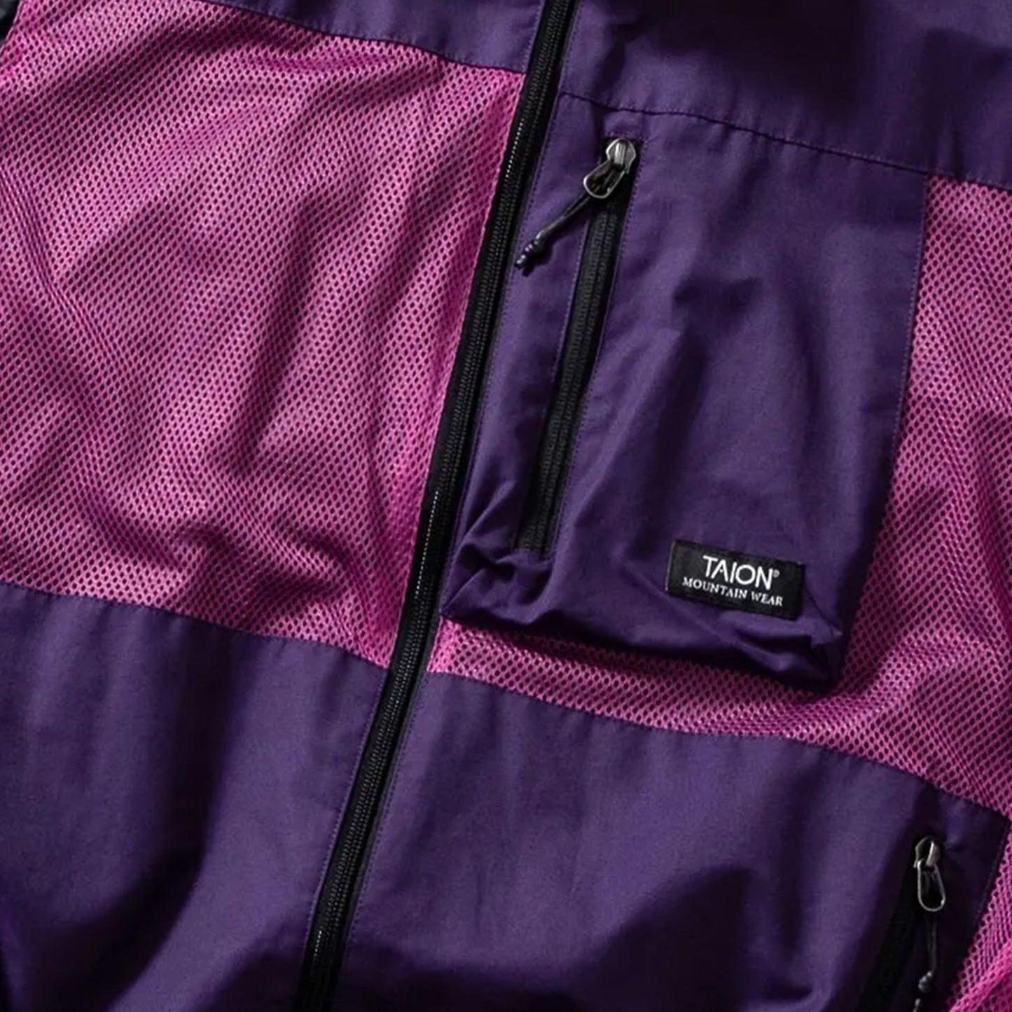 Taion Mountain Reversible Mesh Vest Dark Purple / Black - The Sporting Lodge