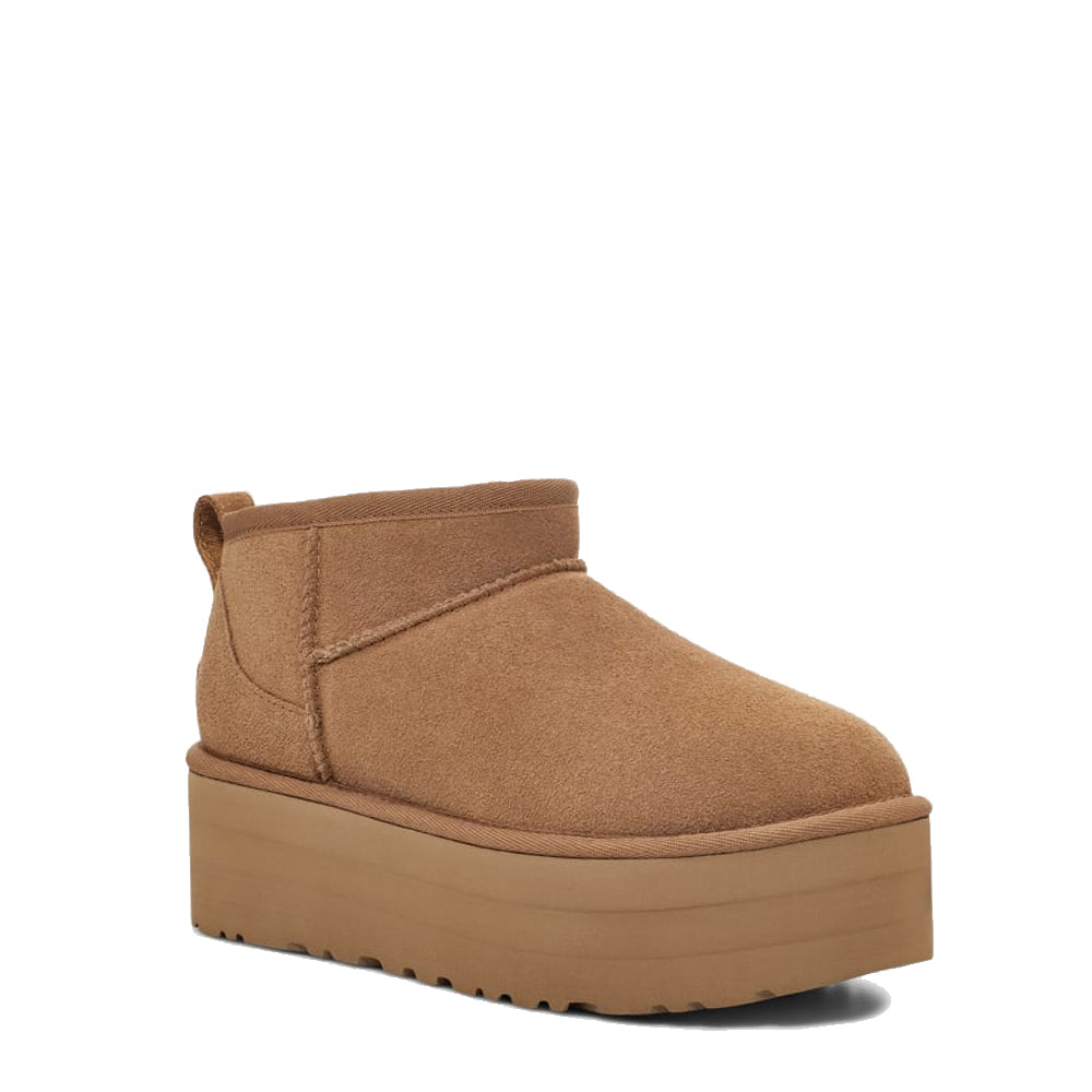 UGG Womens Classic Ultra Mini Platform Boot Chestnut - The Sporting Lodge