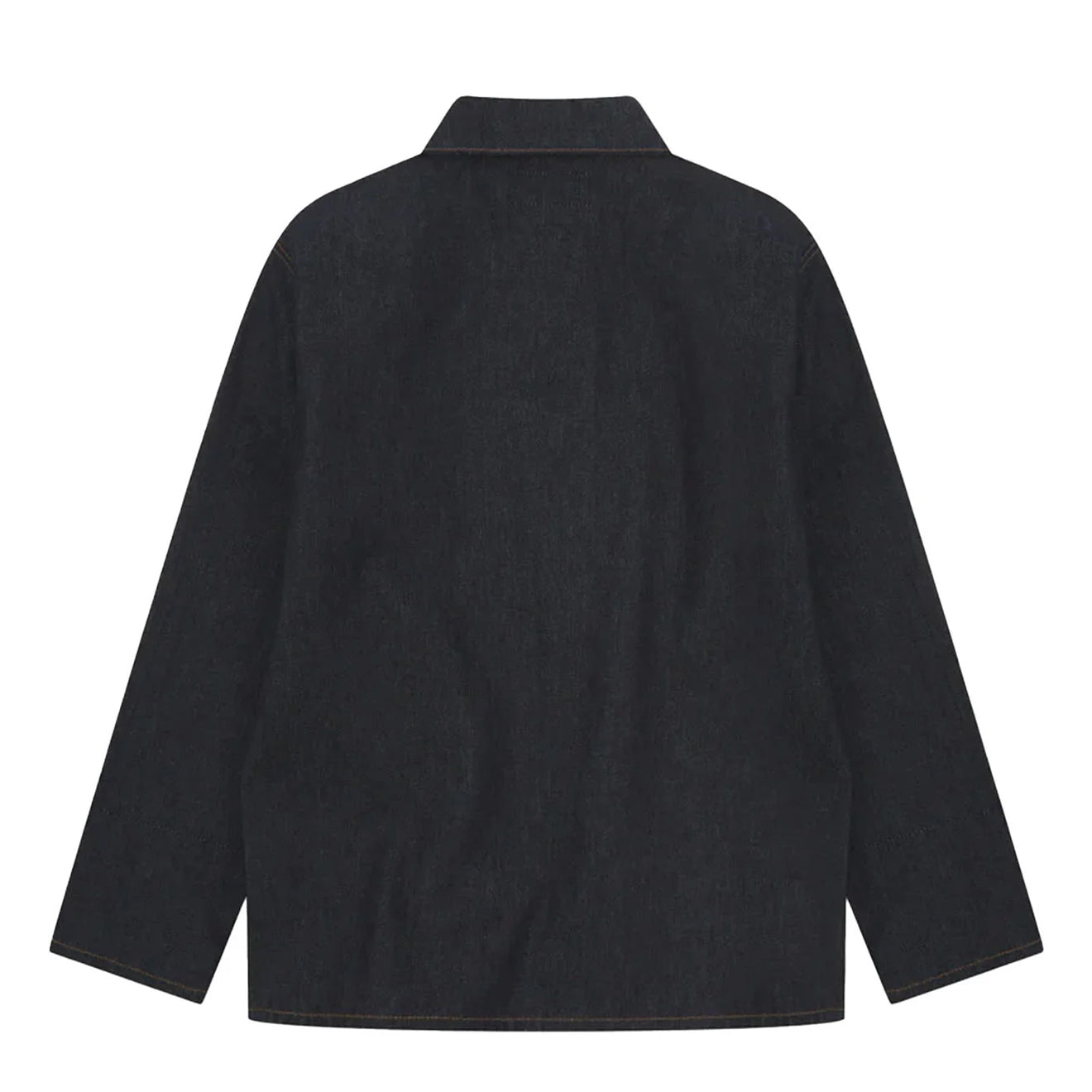 Uskees Denim Buttoned Overshirt Raw Orta Denim - The Sporting Lodge