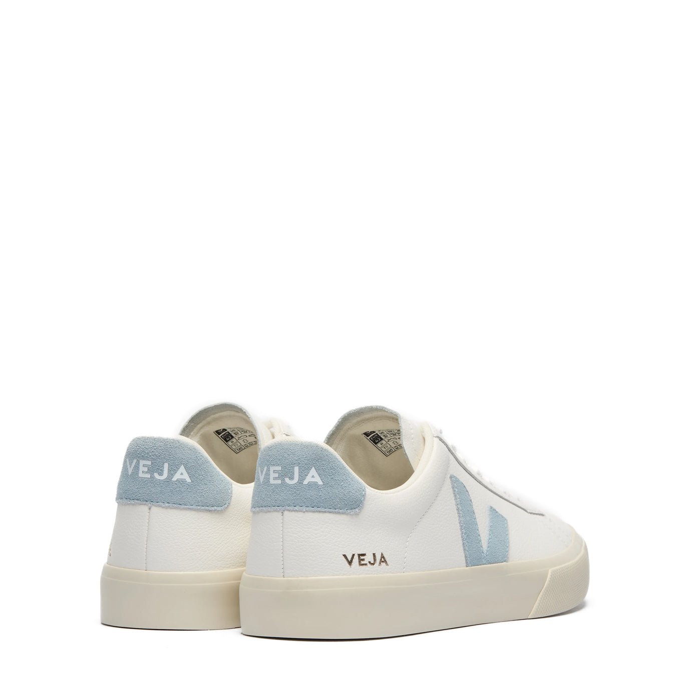 Veja Womens Campo Leather White Steel - The Sporting Lodge