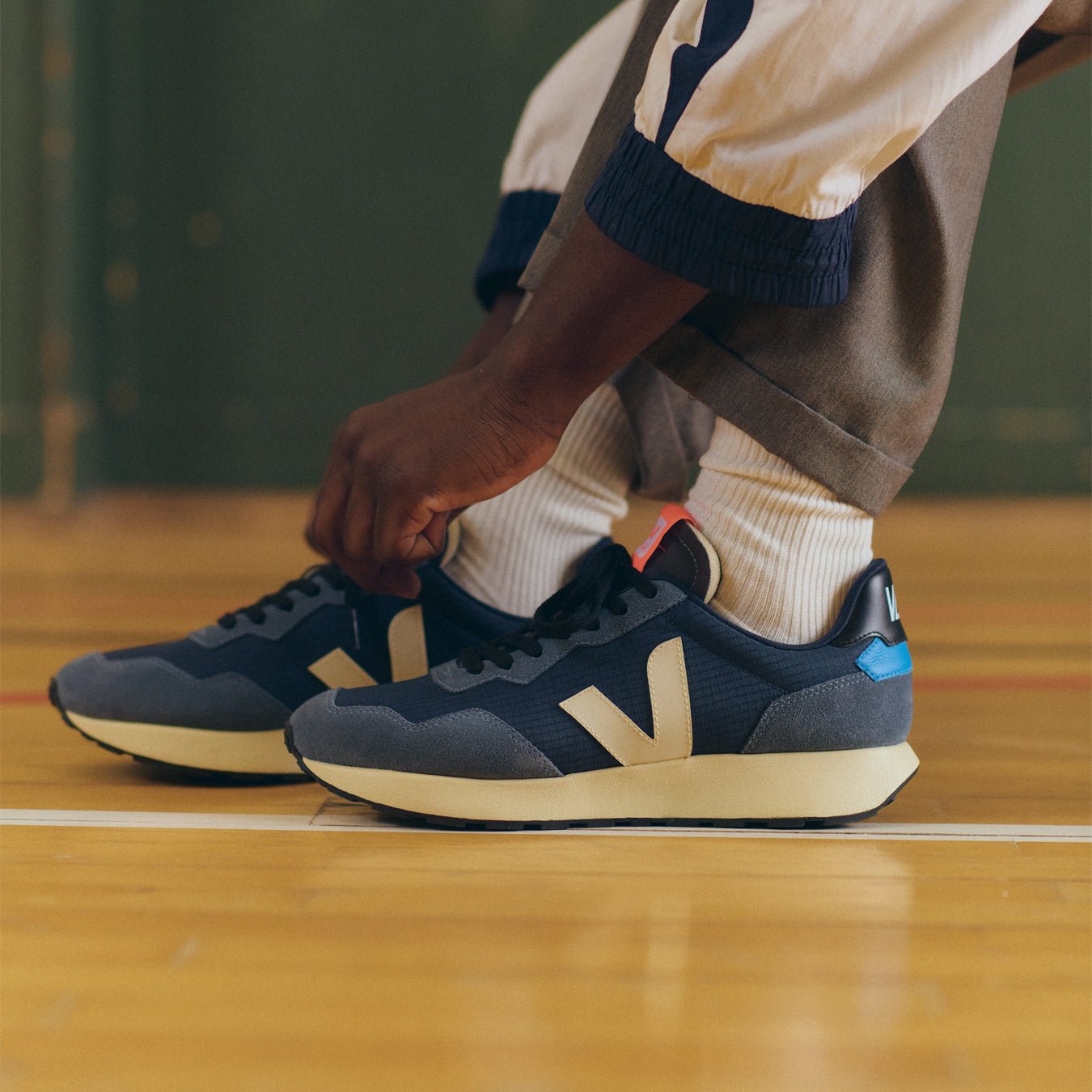 Veja Womens Paulistana Ripstop Trainer Nautico Pierre - The Sporting Lodge