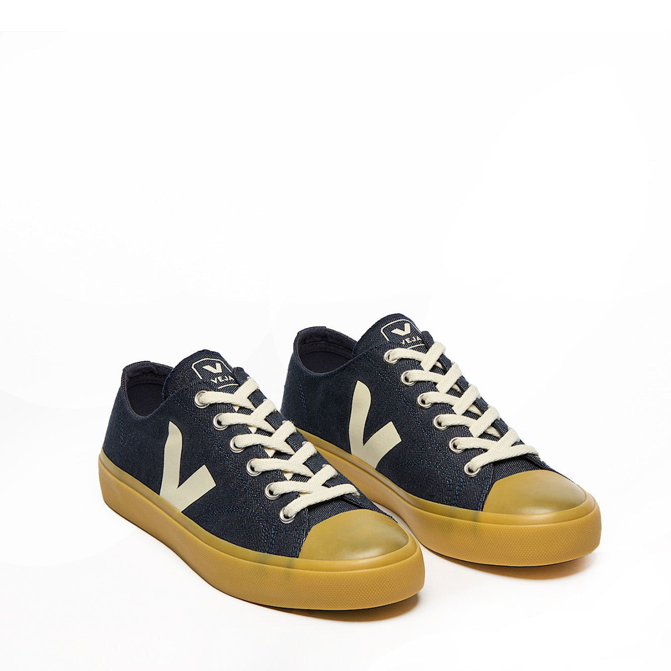 Veja Womens Wata II Low Blue / Pierre / Natural - The Sporting Lodge