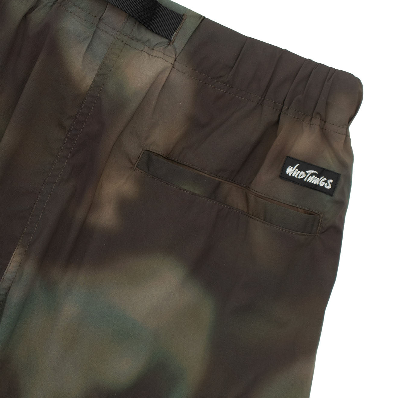Wild Things Camp Shorts Nature Mosaic Olive - The Sporting Lodge
