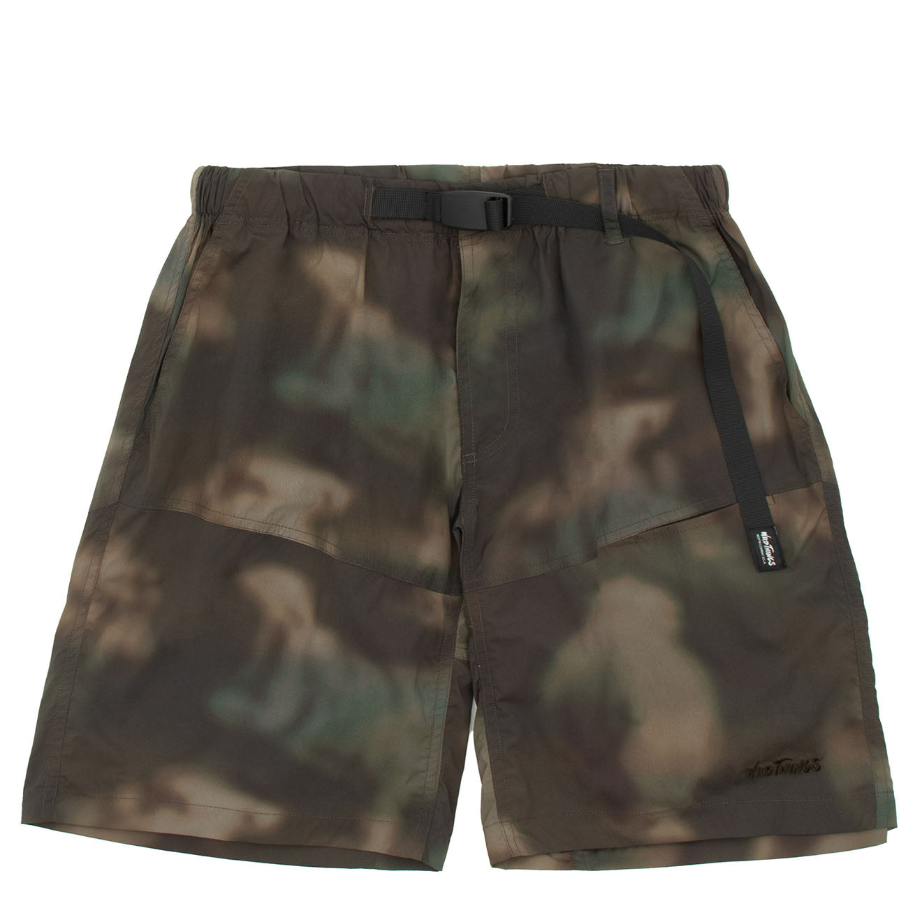 Wild Things Camp Shorts Nature Mosaic Olive - The Sporting Lodge