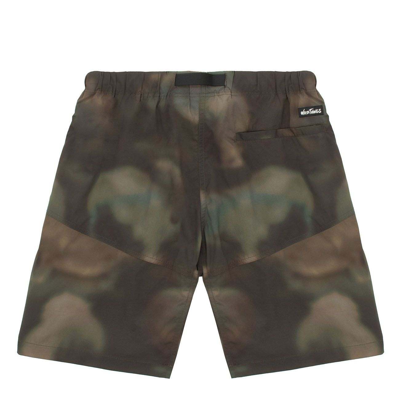 Wild Things Camp Shorts Nature Mosaic Olive - The Sporting Lodge