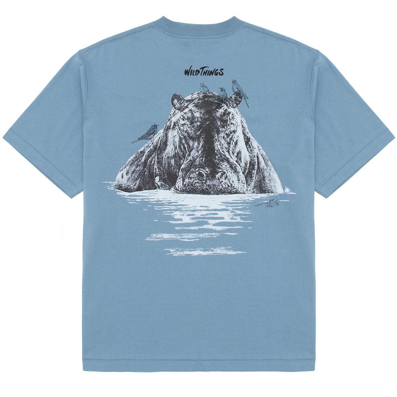 Wild Things Wild Animal T-Shirt One Smoky Blue - The Sporting Lodge